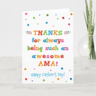 Father's Day Card for Ama