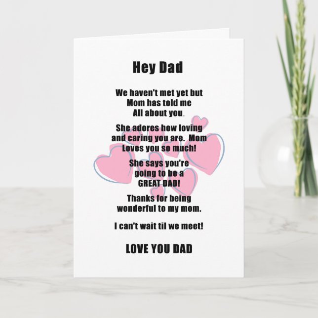 Father's Day Card for Expectant Dad (Front)