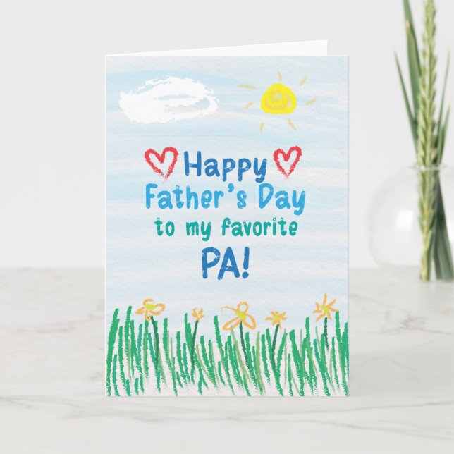 Father's Day Card for Pa (Front)