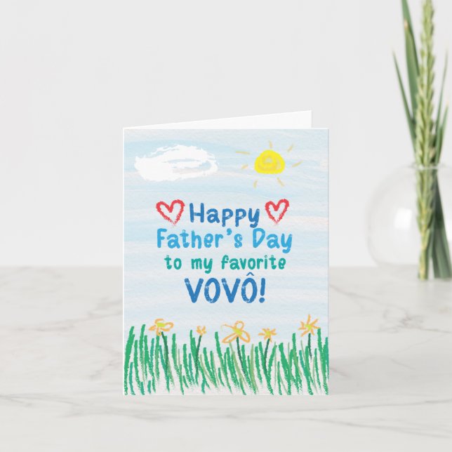 Father's Day Card for Vovô (Front)