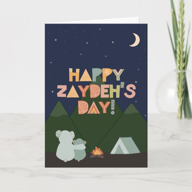 Father's Day Card for Zaydeh (Front)
