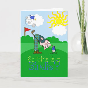 Father's Day Card Golf Birdie