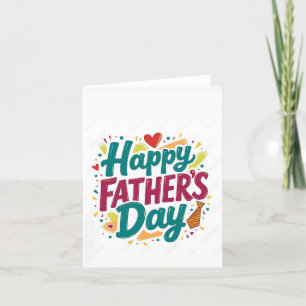 Father's Day Card, Happy Father's Day Thank You Card