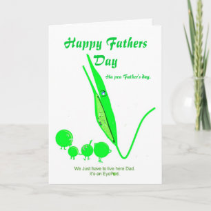 Father's Day Card Pea joke