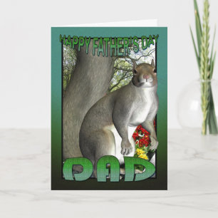 Father's Day Card Squirrel