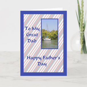 Father's Day Card with a Nautical Theme.
