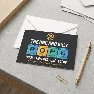 Fathers day cards Cool Funny Modern Simple