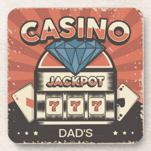 Fathers Day Casino Jack Pot Coaster