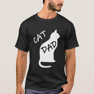 Fathers Day Cat Dad T-Shirt