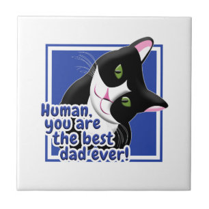 Father's Day Cat Tile