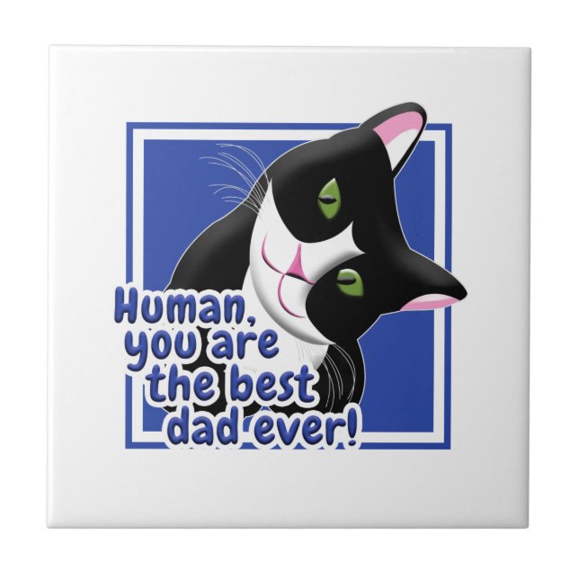 Father's Day Cat Tile (Front)