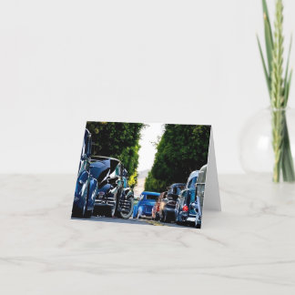 Fathers Day Classic Car Holiday Card