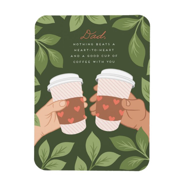 Father's Day Coffee magnet (Vertical)
