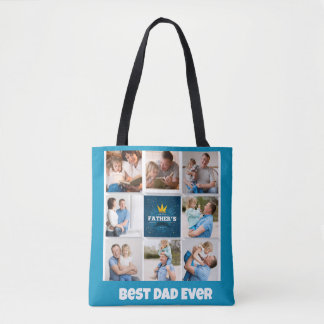  Father's Day Collage Tote Bag