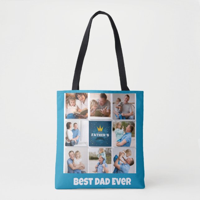  Father's Day Collage Tote Bag (Front)