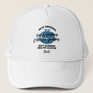 Fathers Day Custom BBQ Dad Personalized Trucker Hat