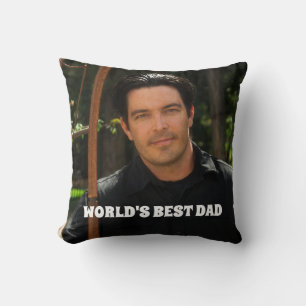 FATHER'S DAY CUSTOM DAD PHOTO PILLOWS GIFT