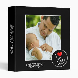 Fathers Day,  Custom Photo – Personalized Binder