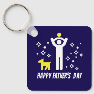 Father's Day cute and refreshing  Keychain