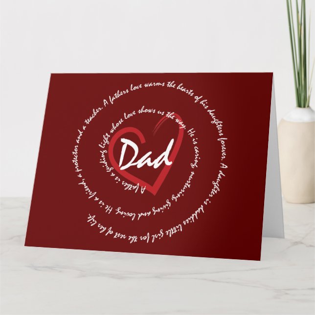 Fathers Day - Dad Card (Front)