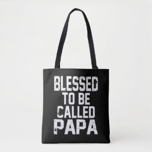 Father's Day Dad Funny - Blessed To Be Called Xmas Tote Bag