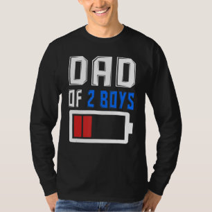 Father's Day Dad Of 2 Boys Idea T-Shirt