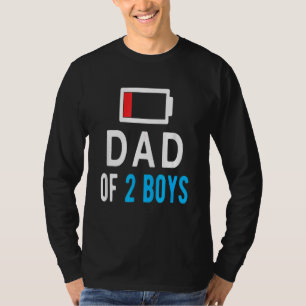Father's Day Dad Of 2 Boys Idea T-Shirt