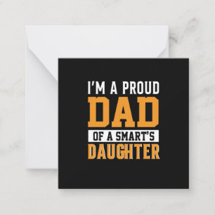 Father's Day Dad Of A Smart Daughter Card