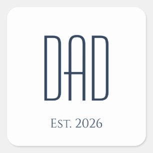 Father's Day Dad  Square Sticker
