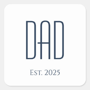 Father's Day Dad  Square Sticker