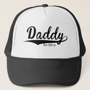 Father's Day - "Daddy Est. Add Year" Trucker Hat