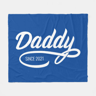 Father's Day - Daddy Since… Fleece Blanket