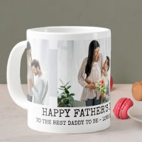 Fathers Day Daddy to Be 3 Photo Grey