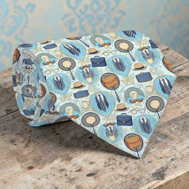 Father's Day Dapper Dad Pattern Necktie Tie (Creator Uploaded)