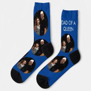 Fathers Day Daugter Dad Photo Socks