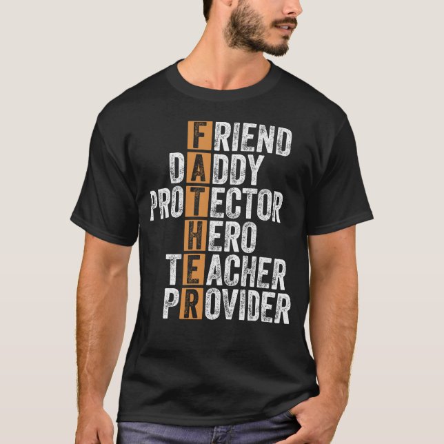 *Father's Day Digital Print T-Shirt (Front)