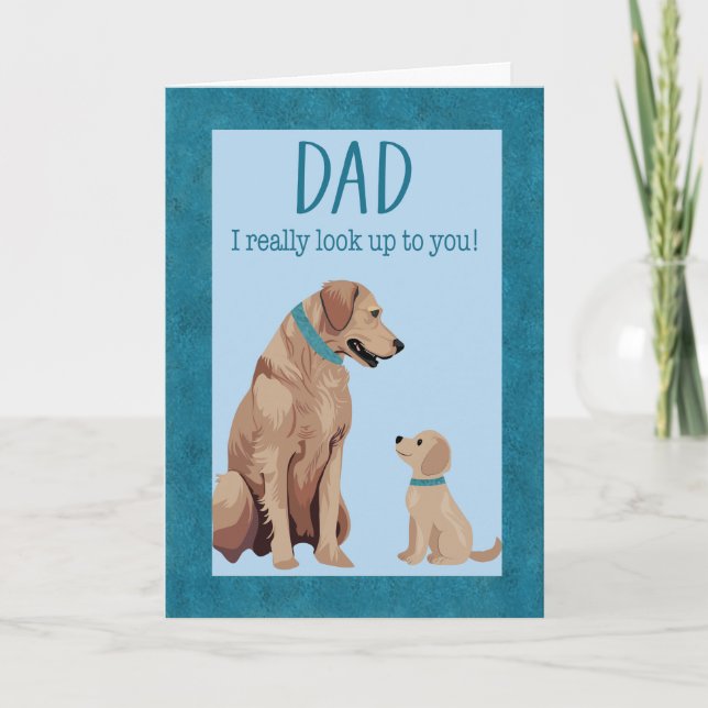 Fathers Day Dogs Card (Front)