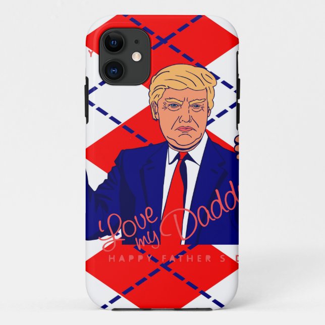 fathers day donald trump Case-Mate iPhone case (Back)