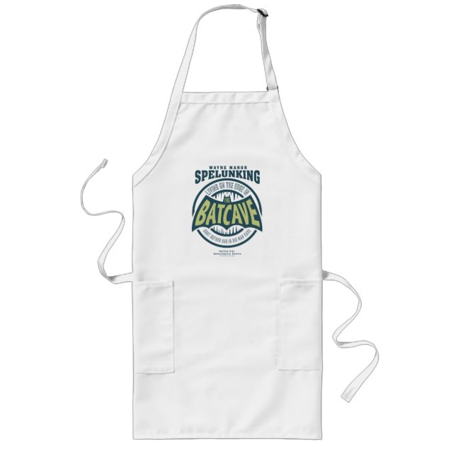 Father's Day | Don't Bother Dad In His Batcave Long Apron (Front)