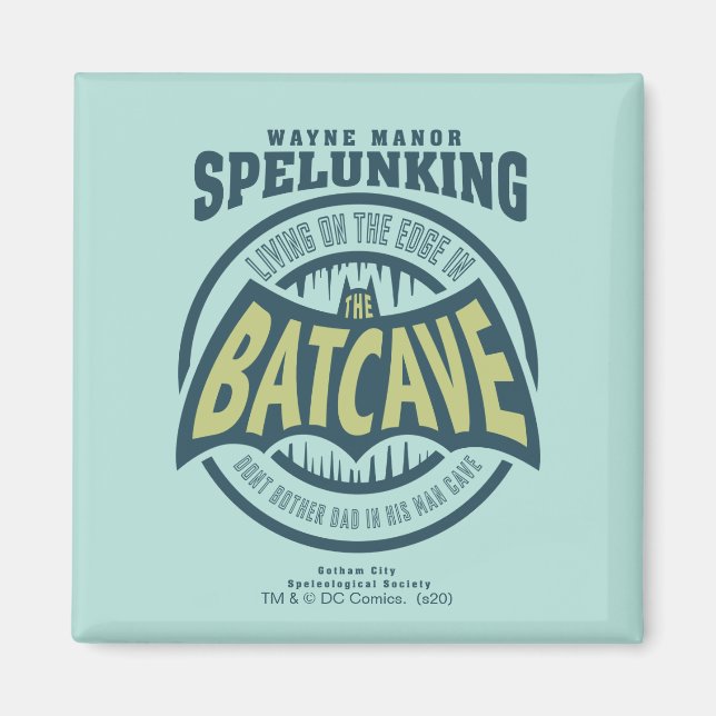 Father's Day | Don't Bother Dad In His Batcave Magnet (Front)