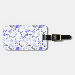 Fathers Day doodle Luggage Tag