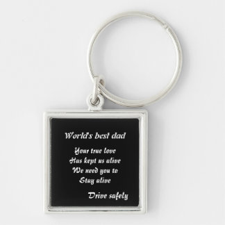 Father's day-drive safely keychains