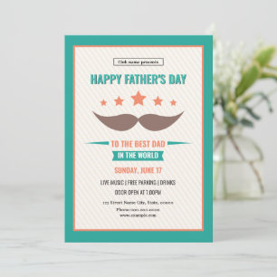 Father's Day Event Invitation Flyer
