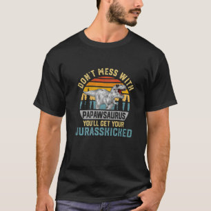 Father's Day Family Matching Pop Pop Dinosaurs Chr T-Shirt