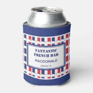 Father's Day FANTASTIC FRENCH DAD Personalized Can Cooler