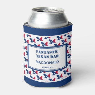 Father's Day FANTASTIC TEXAN DAD Personalized Can Cooler