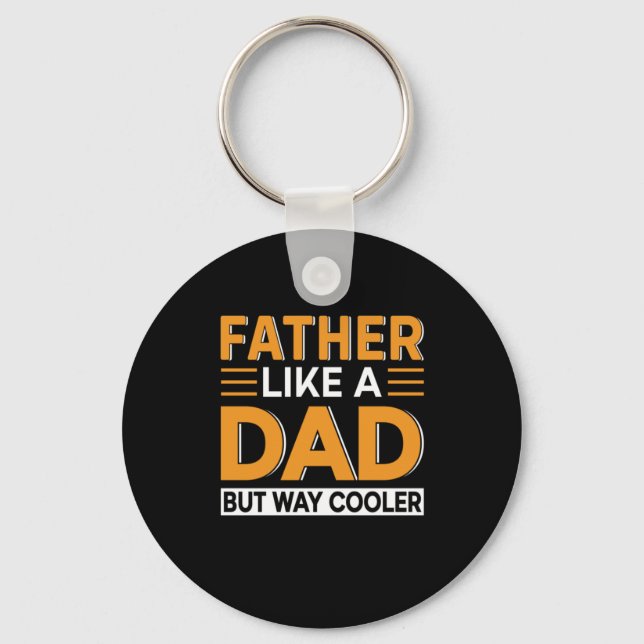 Father's Day Father Like A Dad Keychain (Front)