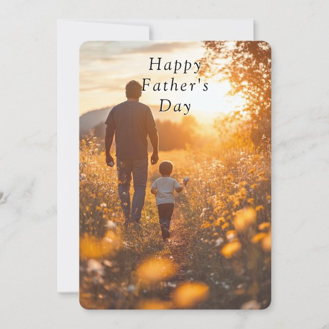  Father's Day Father & Son Baseball Summer  (Front)