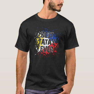 Father's Day Filipino Dad Philippines Flag Best Ta T-Shirt