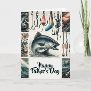 Father's Day Fisherman Greeting    Card
